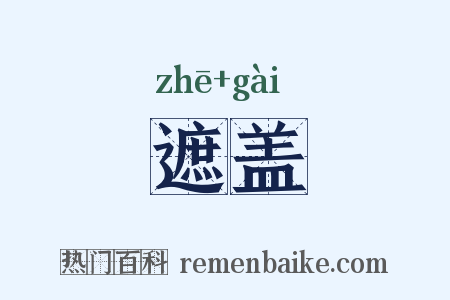 遮盖是什么意思的图片